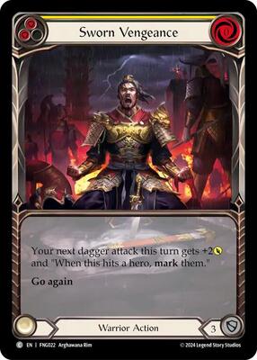 Sworn Vengeance (Yellow) (Extended Art)