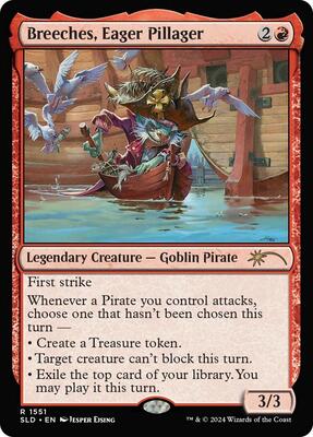 Breeches, Eager Pillager #1551 – Secret Lair Drop Series (Rare)