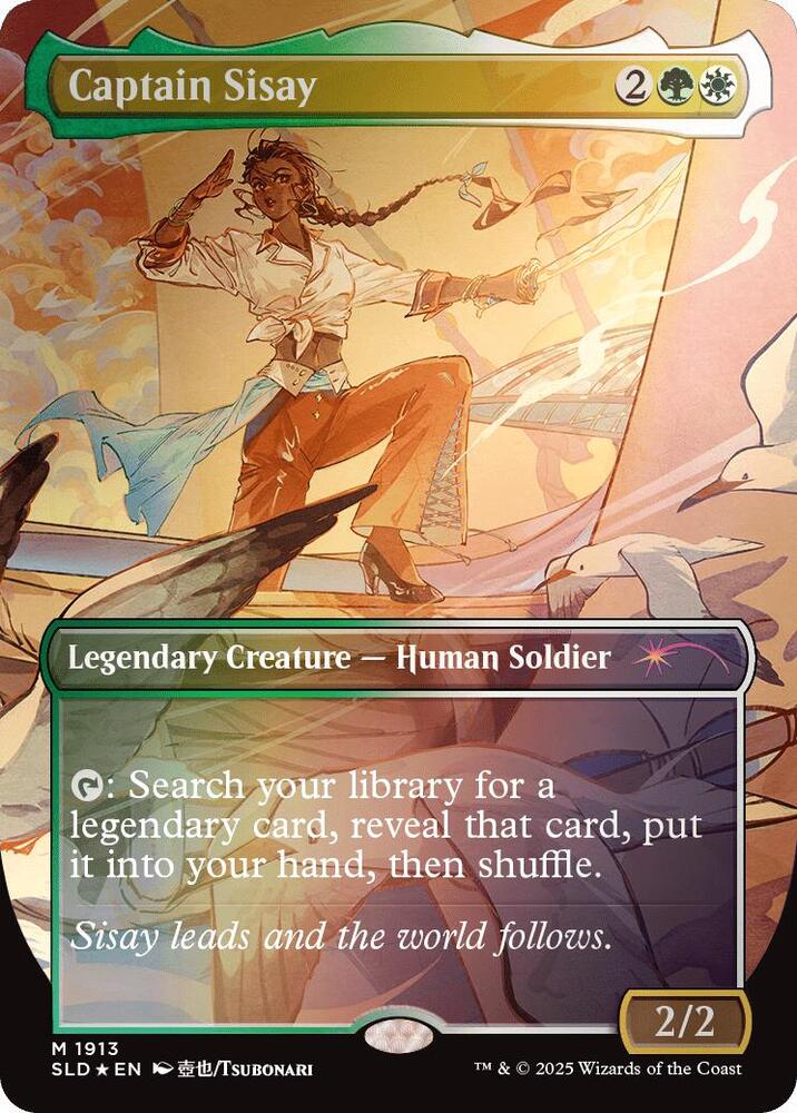 Captain Sisay (1913) (Rainbow Foil) - Secret Lair Drop Series