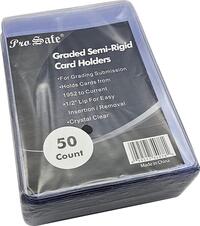 Pro Safe Sleeves Pro Safe Semi-Rigid Card Holders (50-Pack)