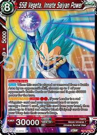 SSB Vegeta, Innate Saiyan Power card art