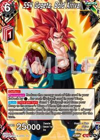 SS4 Gogeta, Bold Arrival card art