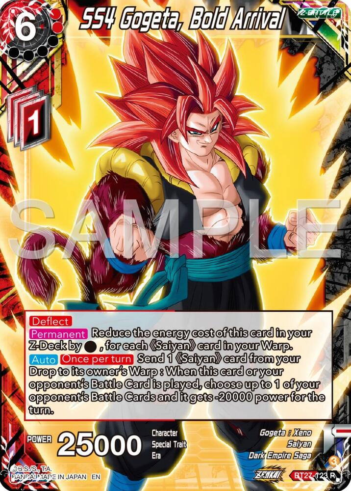 SS4 Gogeta, Bold Arrival - History of Z - Dragon Ball Super