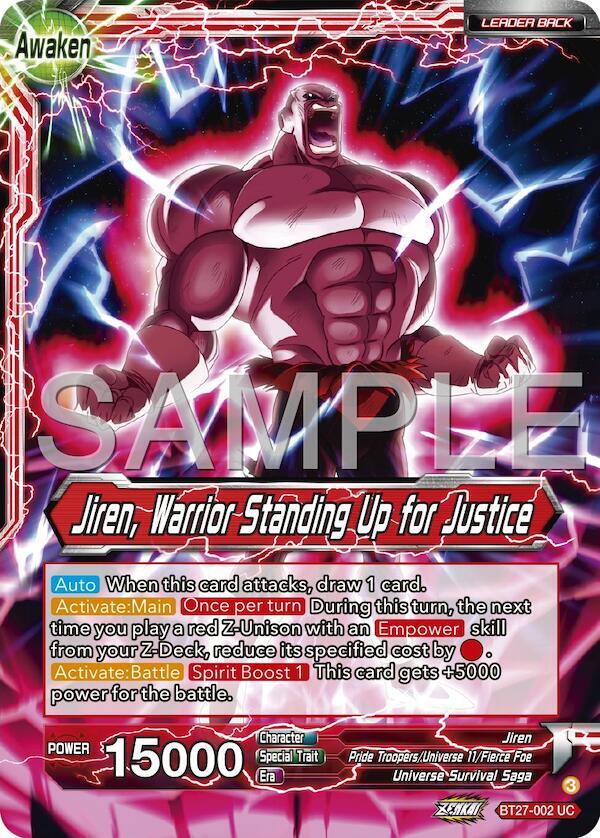 Jiren // Jiren, Warrior Standing Up for Justice - History of Z