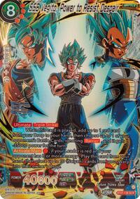 SSB Vegito, Power to Resist Despair card art