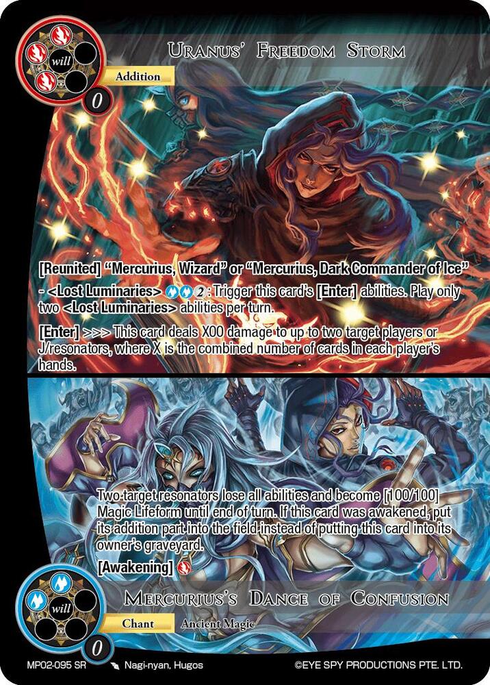 Uranus' Freedom Storm // Mercurius's Dance of Confusion