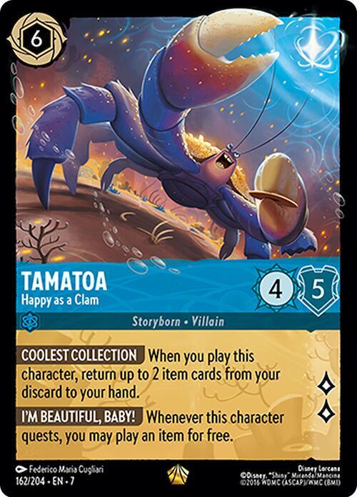 Tamatoa - Happy as a Clam - Archazia's Island - Disney Lorcana