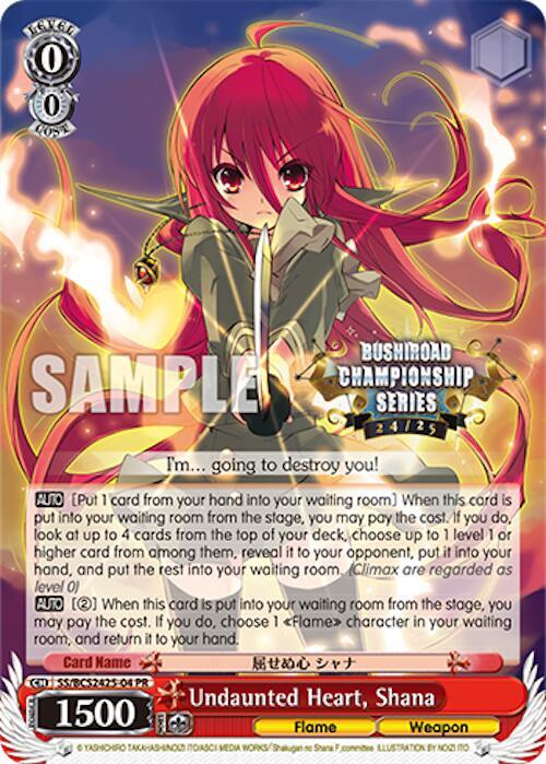 Undaunted Heart, Shana