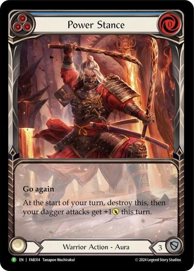 Power Stance Blue Extended Art