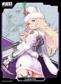 Movic Imported Card Sleeves Chara Sleeve Collection Matte Series No.MT2050: Goddess of Victory: Nikke - Ludmilla (65-Pack) #MT2050