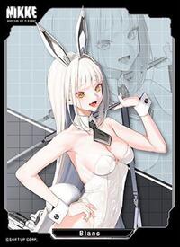 Movic Imported Card Sleeves Chara Sleeve Collection Matte Series No.MT2047: Goddess of Victory: Nikke - Blanc (65-Pack) #MT2047