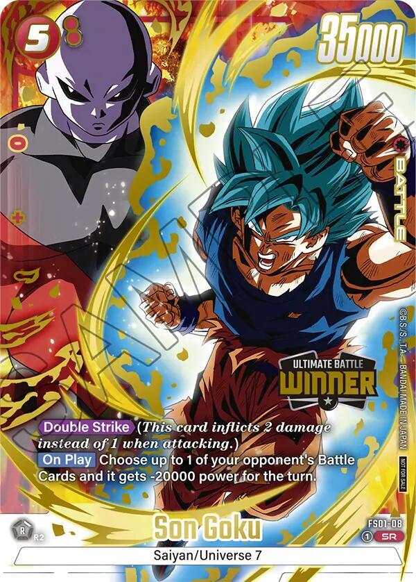 Son Goku - FS01-08 (Ultimate Battle Winner) - Tournament and