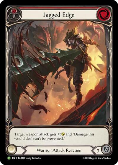 Jagged Edge - FAB311 Flesh and Blood: Promo Cards card price