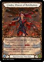 fab シンドラ　ヤング　CF Cindra, Dracai of Retribution - HER133 - Flesh and Blood: Promo