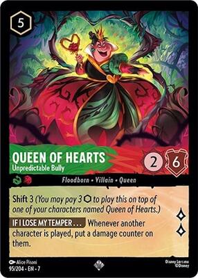 FOIL ロルカナ Lorcana Queen Hearts エラーカード FOIL ロルカナ Lorcana Queen Hearts エラーカード s-l400.jpg