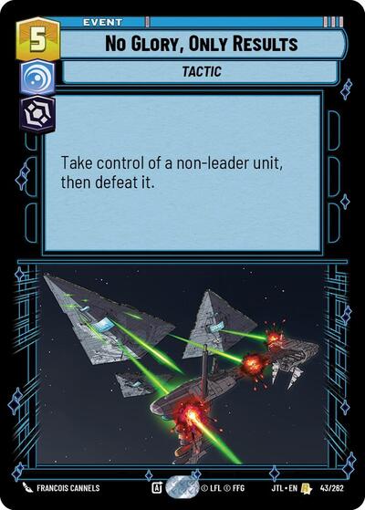 No Glory, Only Results Jump to Lightspeed card price