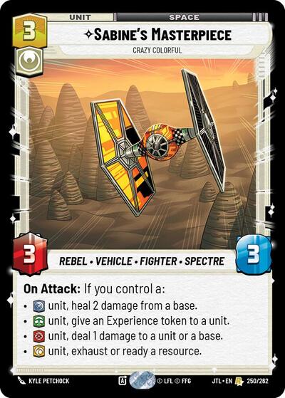 Sabine's Masterpiece - Crazy Colorful Jump to Lightspeed card price