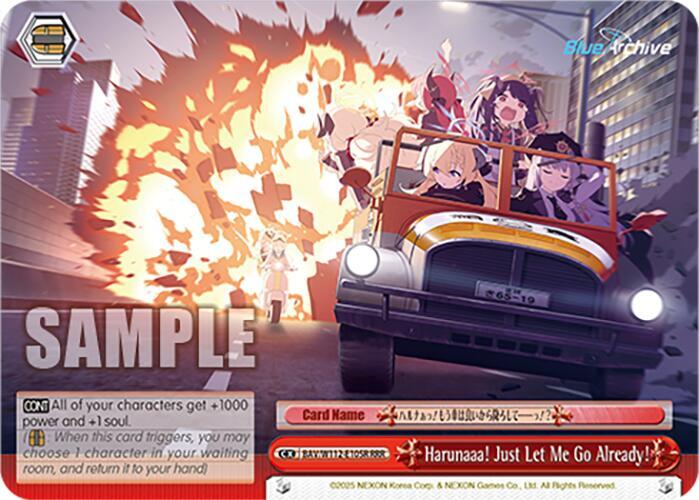 Harunaaa! Just Let Me Go Already! (RRR)