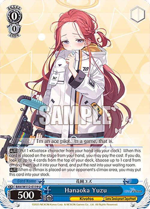 Hanaoka Yuzu - Blue Archive - Weiss Schwarz - TCGplayer.com