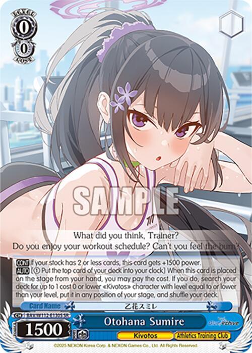 【Sumire.】 Otohana Sumire (SR) - Blue Archive - Weiss Schwarz - TCGplayer.com