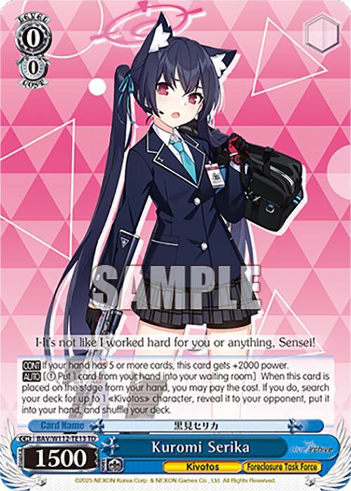 Kuromi Serika - Blue Archive - Weiss Schwarz - TCGplayer.com