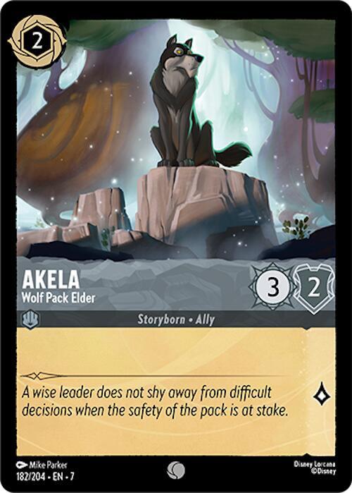 Akela - Wolf Pack Elder - Archazia's Island - Disney Lorcana