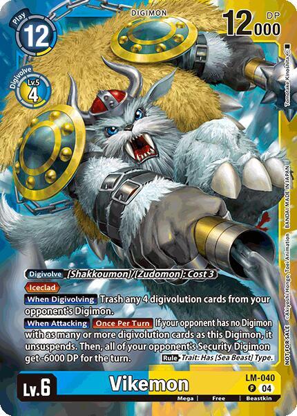 Vikemon (Limited Card Pack) - World Convergence - Digimon Card
