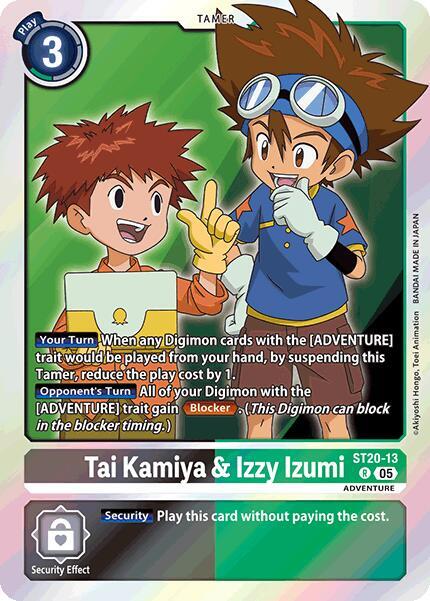 Tai Kamiya & Izzy Izumi - Starter Deck 20: Protector of