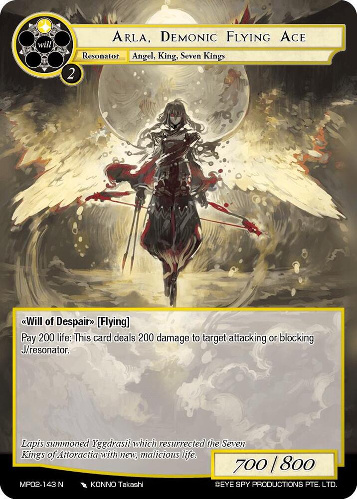 Arla, Demonic Flying Ace