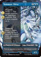 Summon: Shiva (Borderless) - FINAL FANTASY - Magic: The Gathering