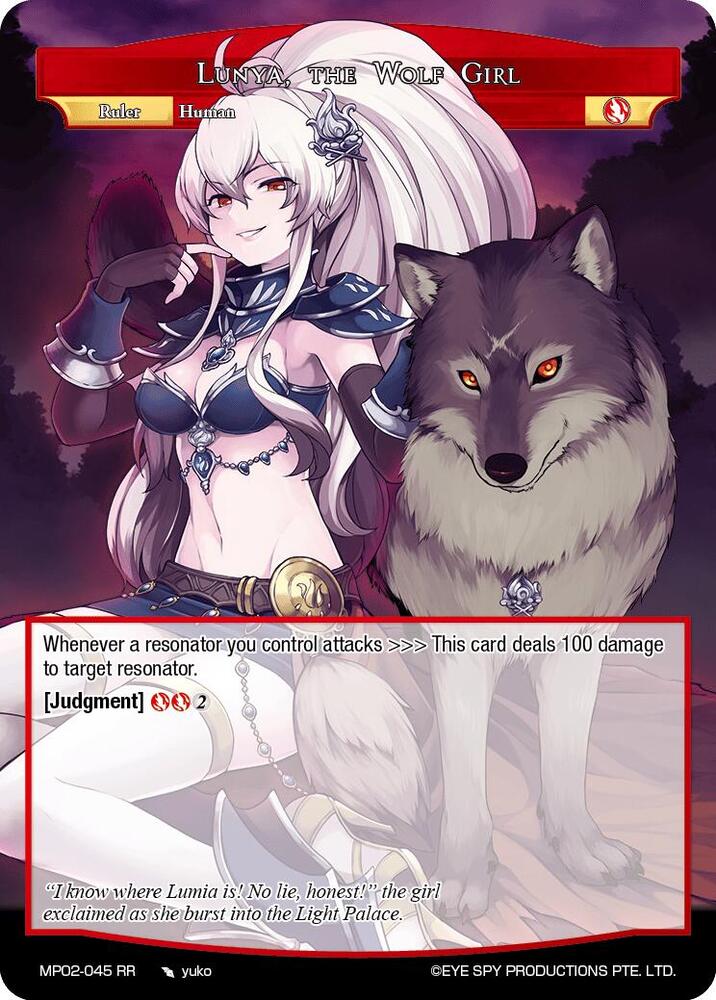 Lunya, the Wolf Girl // Nyarlathotep, the True False Legend