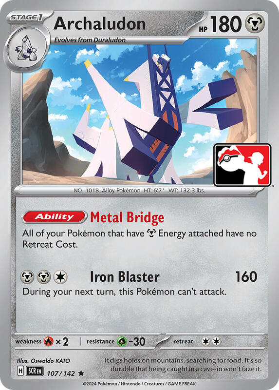 Archaludon 107/142 from Prize Pack Series Cards
