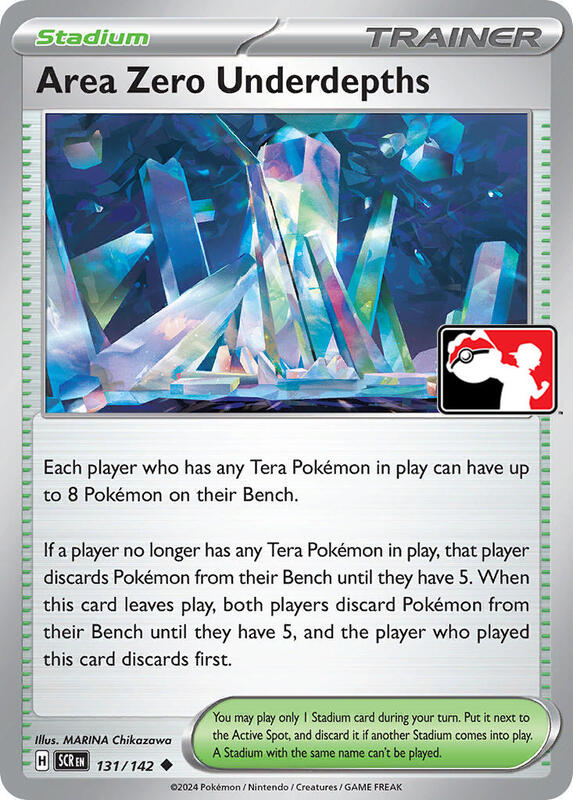 Area Zero Underdepths 131/142 from Prize Pack Series Cards