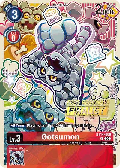 Gotsumon (2025 Regionals Finalist) card