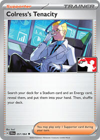 Colress's Tenacity #057/064 from Prize Pack Series Cards Pokemon card image
