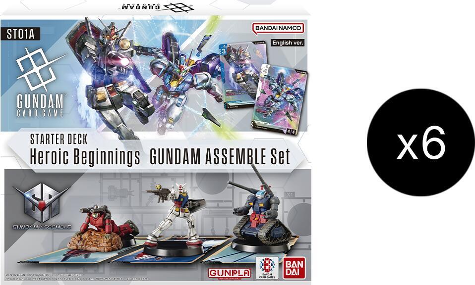 thumbnail image 2 of Bandai Gundam Card Game Start Deck – Gundam Assemble Set ST01A-ST04A (Japanese) 2 of 6