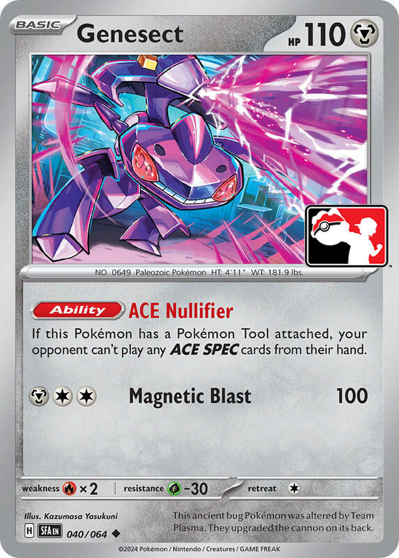 Genesect 040/064 from Prize Pack Series Cards
