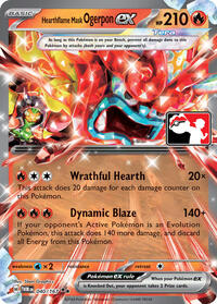 Hearthflame Mask Ogerpon ex - 040/167 (Prize Pack Series Cards)