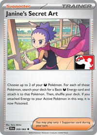 Janine's Secret Art #059/064 from Prize Pack Series Cards Pokemon card image