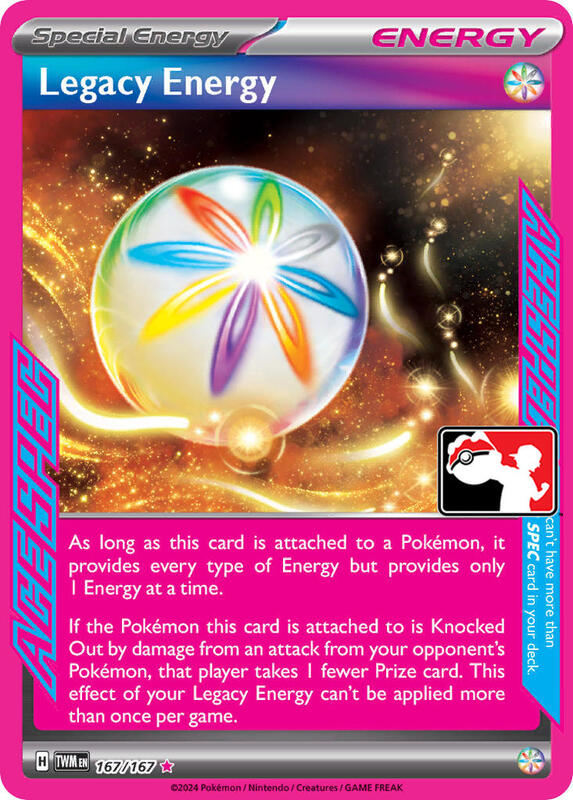 Legacy Energy 167/167 from Prize Pack Series Cards