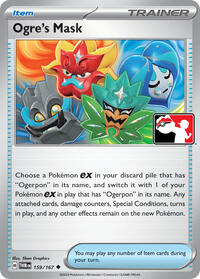 Ogre's Mask #159/167 from Prize Pack Series Cards Pokemon card image