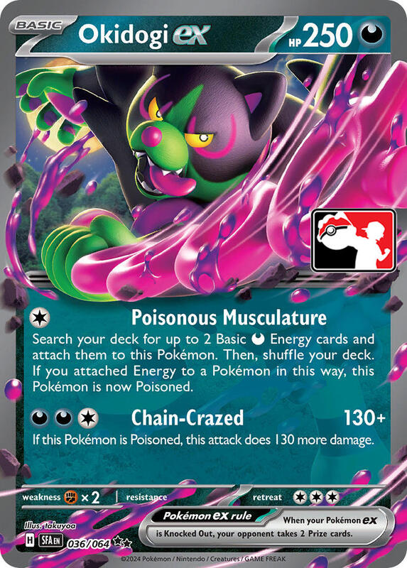 Okidogi ex 036/064 from Prize Pack Series Cards