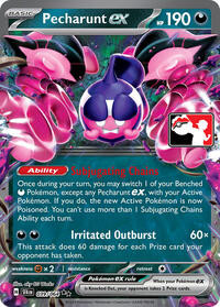 Pecharunt ex #039/064 from Prize Pack Series Cards Pokemon card image