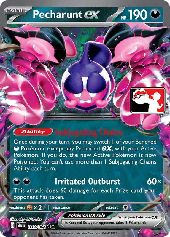 Pecharunt ex 039/064 from Prize Pack Series Cards