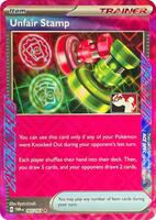 Unfair Stamp [Prize Pack] #165 from Pokemon Twilight Masquerade