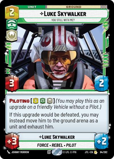 Luke Skywalker - You Still With Me? Jump to Lightspeed card price