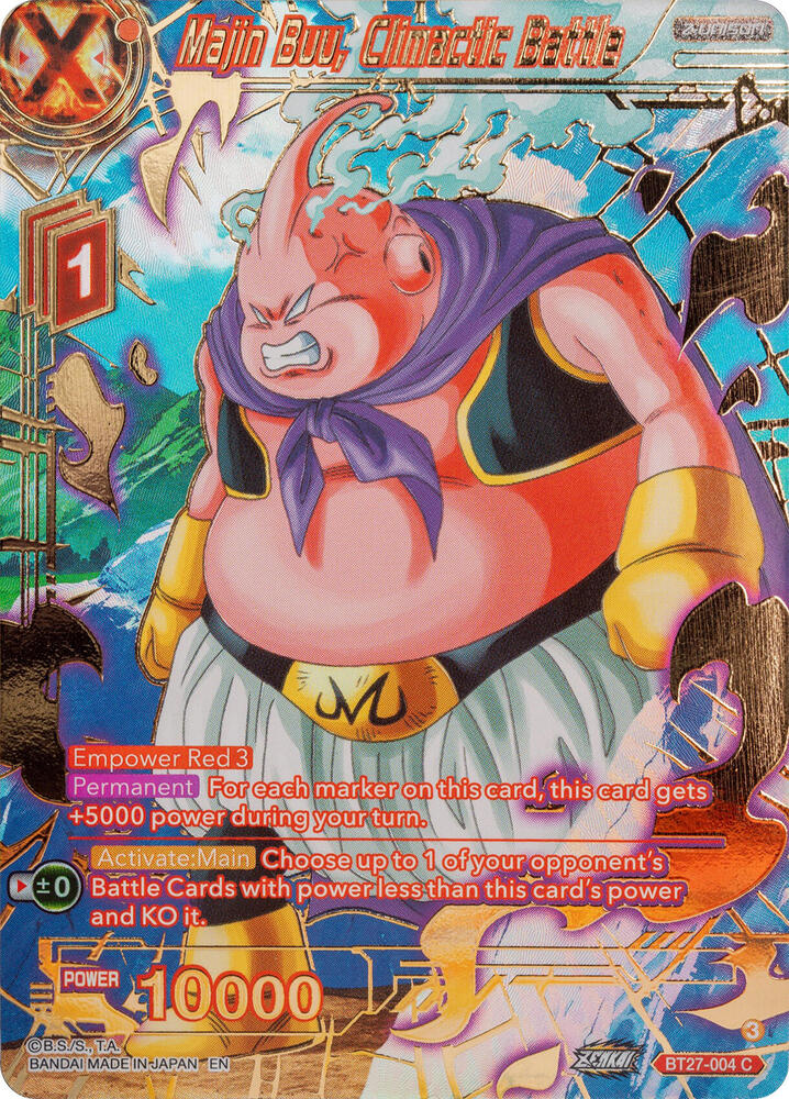 Majin Buu, Climactic Battle (Gold-Stamped) - History of Z - Dragon