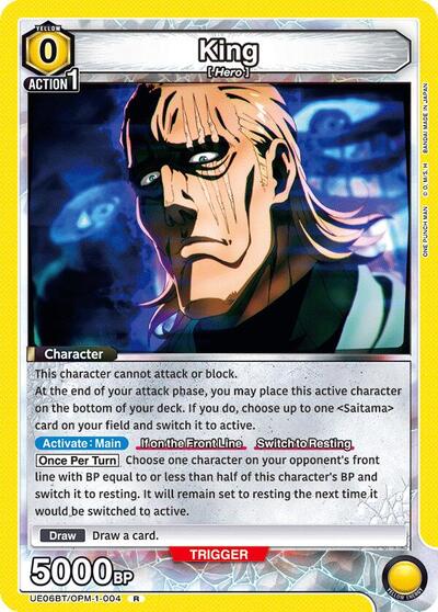 King (004) UE06BT: One Punch Man card price