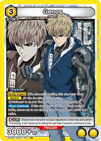 Genos (007) UE06BT: One Punch Man card price