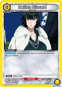Hellish Blizzard (019) - UE06BT: One Punch Man - Union Arena card